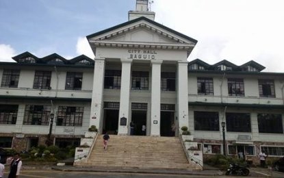 <p>Facade of the Baguio City hall.<em> (PNA-Baguio file photo)</em></p>